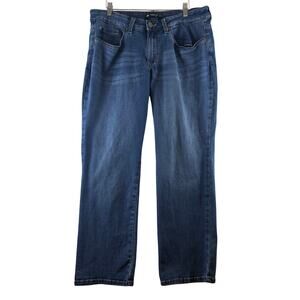 Lee Perfect Fit Straight Jeans Women's 14S Medium Wash Fading Comfort Stretch